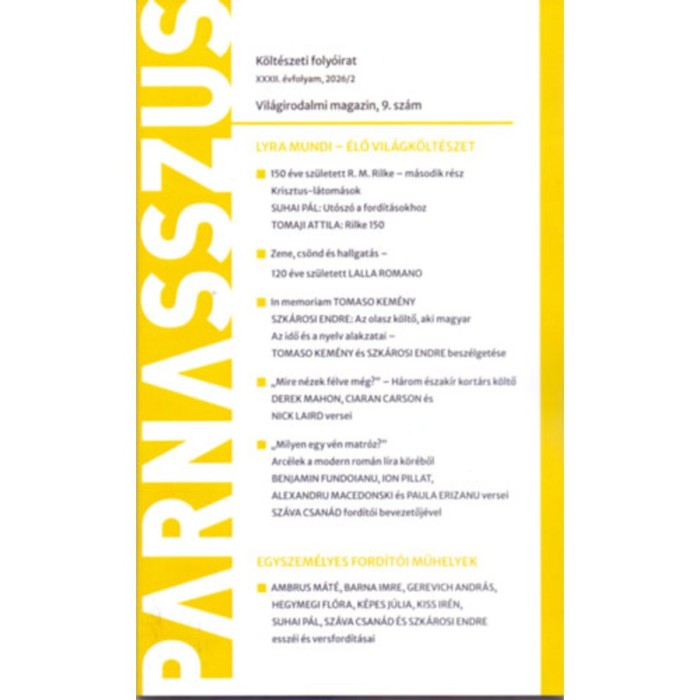 Parnasszus 2026/2