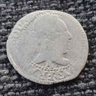 Franta 1/4 francs / franc 1587 A (Paris) argint Henric lll, Rar foto
