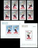Belize 1979 - Jocurile Olimpice, sport, serie si colite neuzate