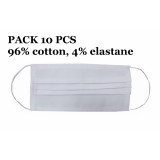 Pachet 10 MASCA de protectie cu pliuri din Bumbac 96% si elastan 4% 2 Straturi Unisex Performance AutoTuning
