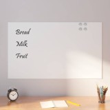 Cumpara ieftin Placă magnetică de perete, albă, 100x60 cm, sticlă securizată
