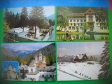HOPCT LOT 3299 -4 CARTI POSTALE -SINAIA -JUD-PRAHOVA-NECIRCULATE, Necirculata, Printata