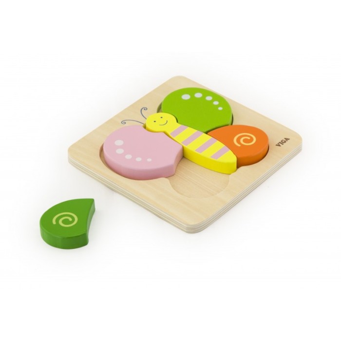 Puzzle din lemn - fluturas