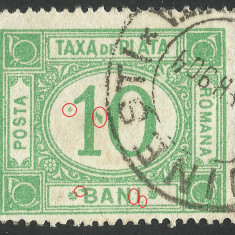 EROARE - ROMANIA - TAXA DE PLATA - 1902