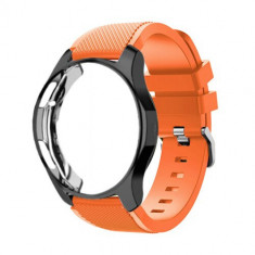 Curea silicon 22mm + protectie ceas Samsung Galaxy Gear S3 / Samsung Watch 46mm