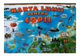 Harta lumii pentru copii - Paperback - Art