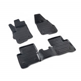 Set 4 Buc. Covoare din Cauciuc stil Tavita Compatibile VW Passat CC, 2008-2016, Negru, Oem