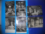 HOPCT LOT NR 166 MUZEUL PELES INT-SINAIA PRAHOVA-6 CARTI POSTALE-RPR-NECIRCULATE