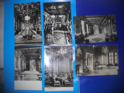 HOPCT LOT NR 166 MUZEUL PELES INT-SINAIA PRAHOVA-6 CARTI POSTALE-RPR-NECIRCULATE foto