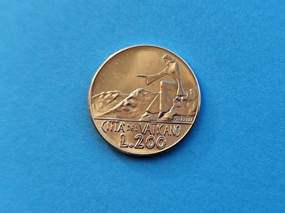 200 Lire 1978 Vatican-UNC-RAR foto