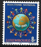 B2627 - Luxemburg 1982 - Cercetasi neuzat,perfecta stare, Nestampilat