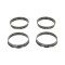 Set 4 inele centrare din ABS 60.1X58.1 mm pentru&nbsp;jante&nbsp;aliaj
