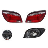 Set stopuri Spate Bmw 5 (E60), 04.2007-06.2010, Sedan, partea Stanga+Dreapta, LED; lucas alb, rosu, transparent; tuning; Omologare: ECE, Taiwan, Rapid