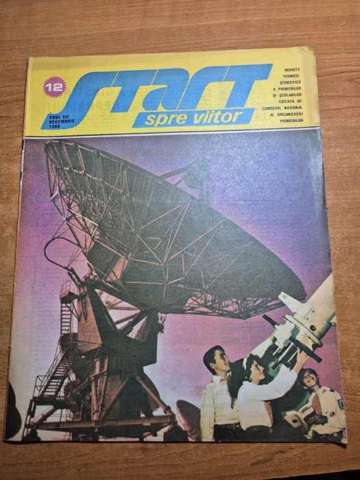 start spre viitor decembrie 1986 - bicicleta de maine