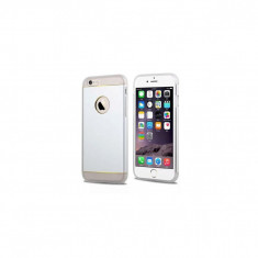 Husa Usams Noble Series Silicon+Aluminiu Pentru Iphone 6 Argintiu