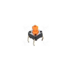 Microintrerupator, 6x6mm, OFF-(ON), SPST-NO, OMRON OCB - B3F-1055