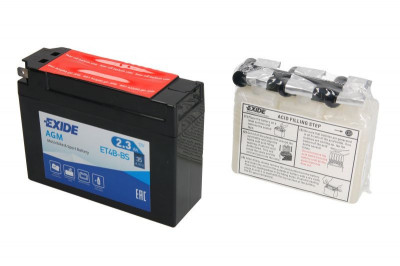 Baterie Moto Exide Agm 12V 2,3Ah 35A YT4B-BS EXIDE foto