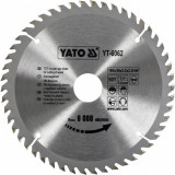 YT-6062 YATO Disc circular pentru lemn 184 x 30 x 3.2 mm, cu 50 dinti din wolfram