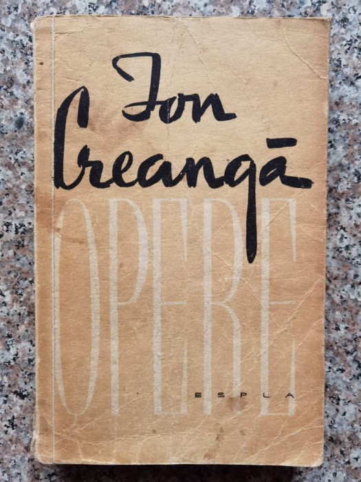 Opere - Ion Creanga , B354