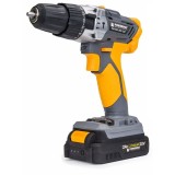 Masina gaurit cu percutie 2 acumulatori 20V2Ah, bormasina, filetanta, Powermat