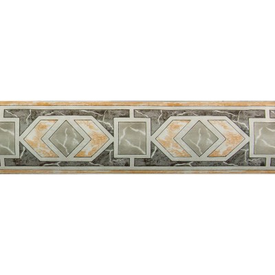 Bordura decorativa, autoadeziva, gri, maro, DM-Fix, DM-B2005-3 foto