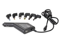 Incarcator auto universal pentru laptop, 6 mufe, port USB, Akyga AK-NU-04 foto