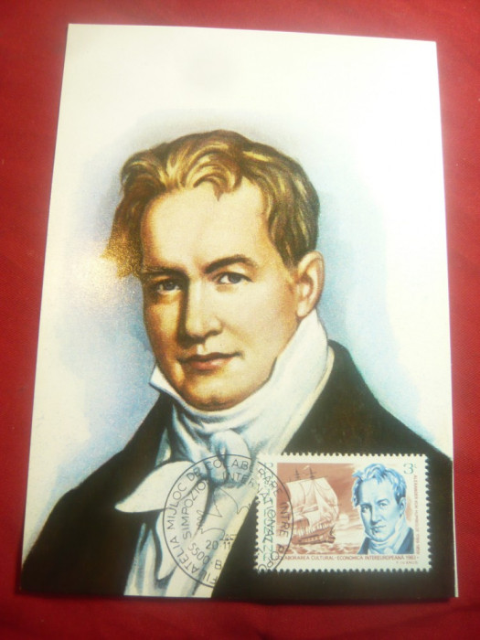 Maxima Romania 1983 - Personalitati - Al. von Humboldt -naturalist german