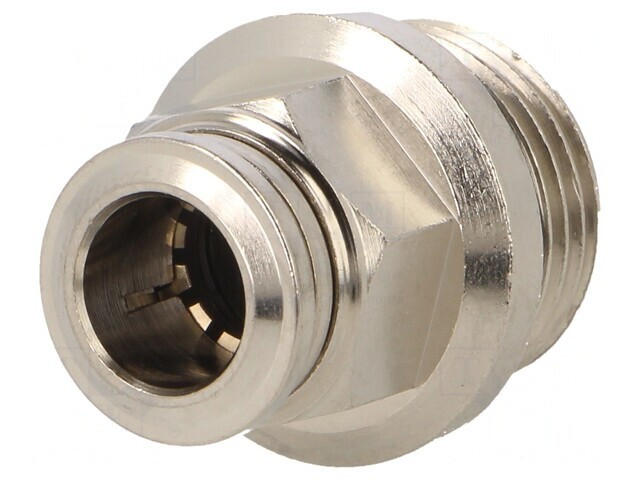 Racord push-in alamă nichelată 3/8&quot; 20 bar