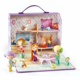 Djeco Kinderspielzeug, Puppenhaus, Dollhouse - Tinyly: Bluchka &amp; Indie Haus