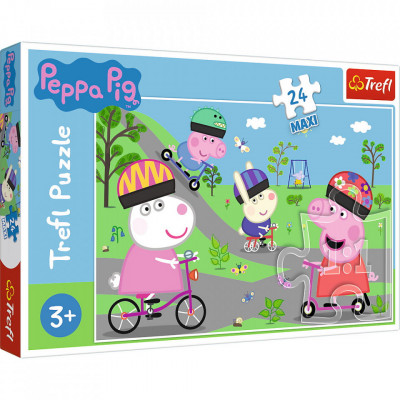 Puzzle trefl 24 maxi purcelusa peppa pig foto