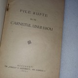 FILE RUPTE DIN JURNALUL UNUI EROU-NICOLAE G.CANTACUZINO-1931 S2.