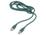 Cablu USB 2.0 USB-C 1,5m verde GEMBIRD Power Delivery 60W