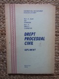DREPT PROCESUAL CIVIL SUPLIMENT -ILIE STOENESCU / SAVELLY ZILBERSTEIN