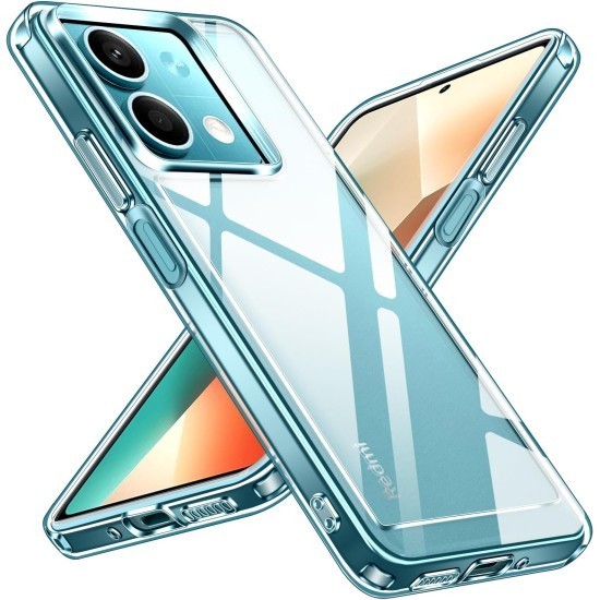 Husa Anti soc, transparenta compatibila cu Xiaomi Redmi Note 13 5G