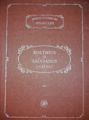 PARINTI SI SCRIITORI BISERICESTI 72 - BOETHIUS SI SALVIANUS - PSB {1992} foto