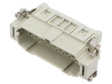 Conector ILME HDC CCEM 16, 16 pini, 16A 600V insert contact tată