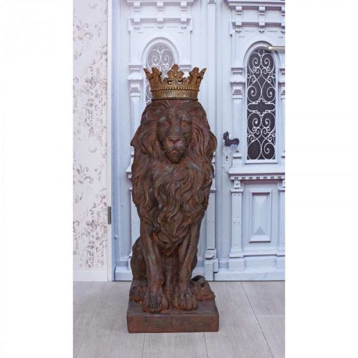 Statueta impunatoare cu un leu cu coroana CW205