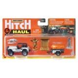 Set 2 vehicule scara 1: 64 Matchbox Hitch&amp;amp;Haul 1988 Jeep 4x4 trailer trawler