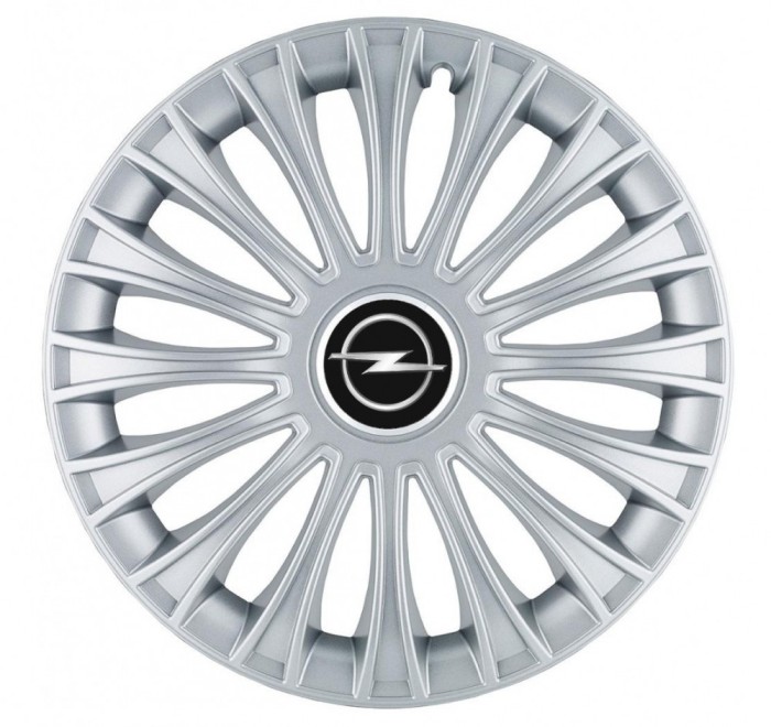 Set 4 Capace Roti, potrivite jantelor de R14, pentru Opel, model dino cromat