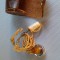 Casca audio veche in etui de piele RDG comunism f bine pastrata electronice