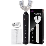 Cumpara ieftin Periuta De Dinti Electrica 360 Grade Cu Tehnologie Sonica, Cap In U, Albire Dentara, Incarcare Wireless, Autonomie 60 Zile, Curatare Eficienta Pentru