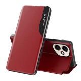 Husa Honor 400 Eco Leather View flip tip carte, rosu