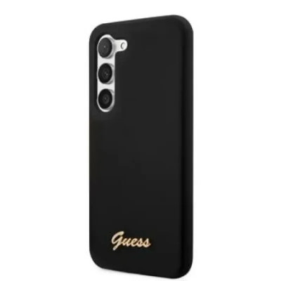 Husa Cover Guess Silicone Vintage pentru Samsung Galaxy S23 Plus Black foto