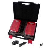 2 x Wireless Dynamic LED Magnet Lampa Spate de Remorca Camion 12v 24v E9