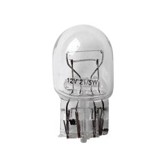 Bec 12V W21/5W - 21/5W pozitie si frana soclu sticla W3x16q 2buc Lampa Garage AutoRide foto