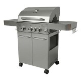 Grill Gaz Inoxidabil - 3+1 Arzatoare / 13.65kw
