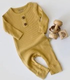 Salopeta BabyCosy Bumbac Organic &amp; Modal Maneca Lunga Pantaloni Lungi 18-24 Luni Sofran