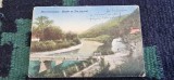 Carte postala anii 1920 , SIGHETU MARMATIEI , vedere cu raul IZA