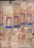 Lot Venezuela 100 x 10 bolivari bolivares ani diferiti VG-F