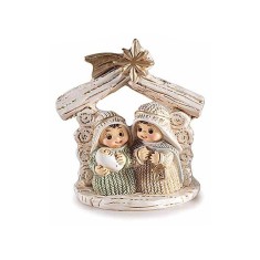 Figurina Nasterea Domnului polirasina multicolora UL 6x3.5x6.5 cm
